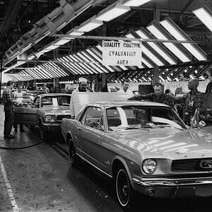1964 Ford Mustang final assembly