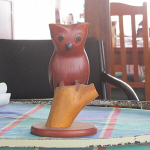 Hand-carved Owl