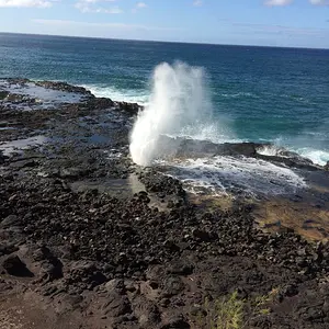 Spouting horn, Kauai