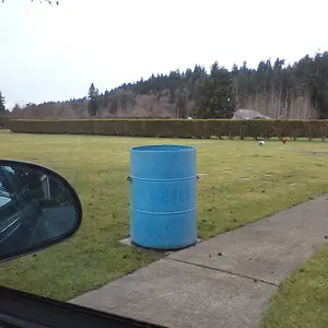 cemetery garbage can