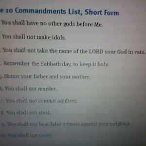 10 commandments