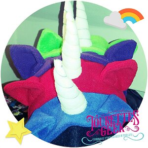 Different coloured unicorn headbands.