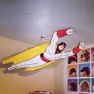 Space Ghost Live Sized Painting