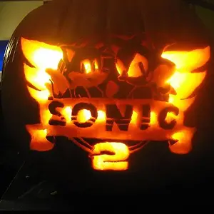 Sonic 2 Pumpkin Carving