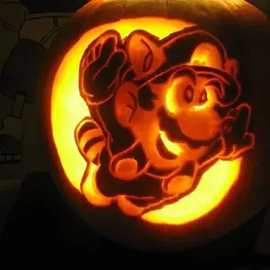 Super Mario Pumpkin Carving