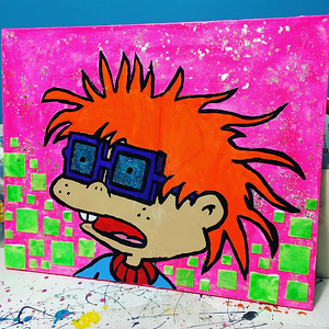 Chuckie Finster Painting