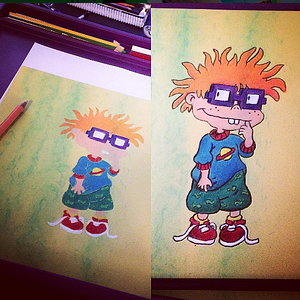 Chuckie Finster Drawing