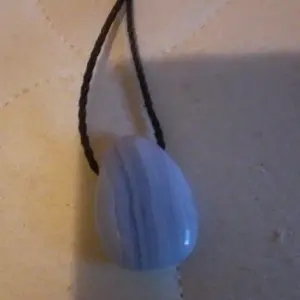 Blue lace agate pendant 2