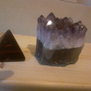 Pyramid and geode