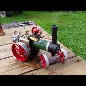 Mamod  live steam traction engine - YouTube