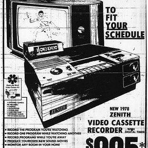 1978 Zenith VCR Advertisement