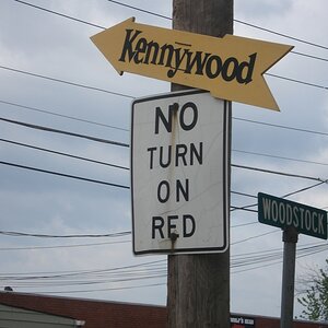 Kennywood road sign