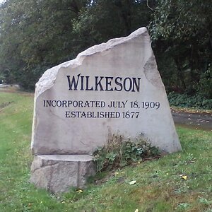i stopped at Wilkeson and rode through on my 67 mile round trip bicycle ride on my blue araya.