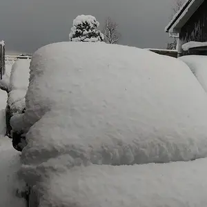 A little snow.