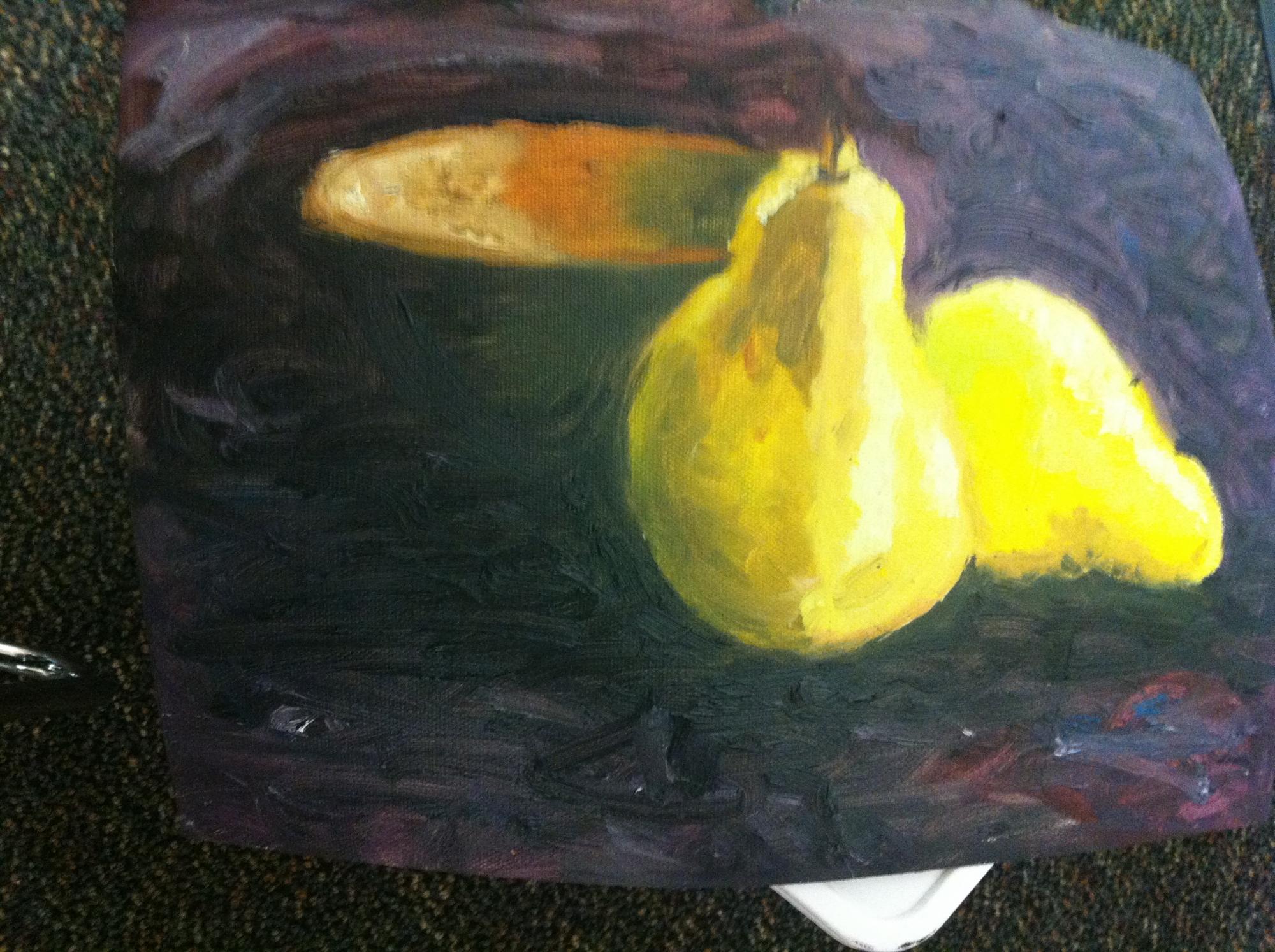 A oil painting I did in like 30 minutes (just some practice stuff)