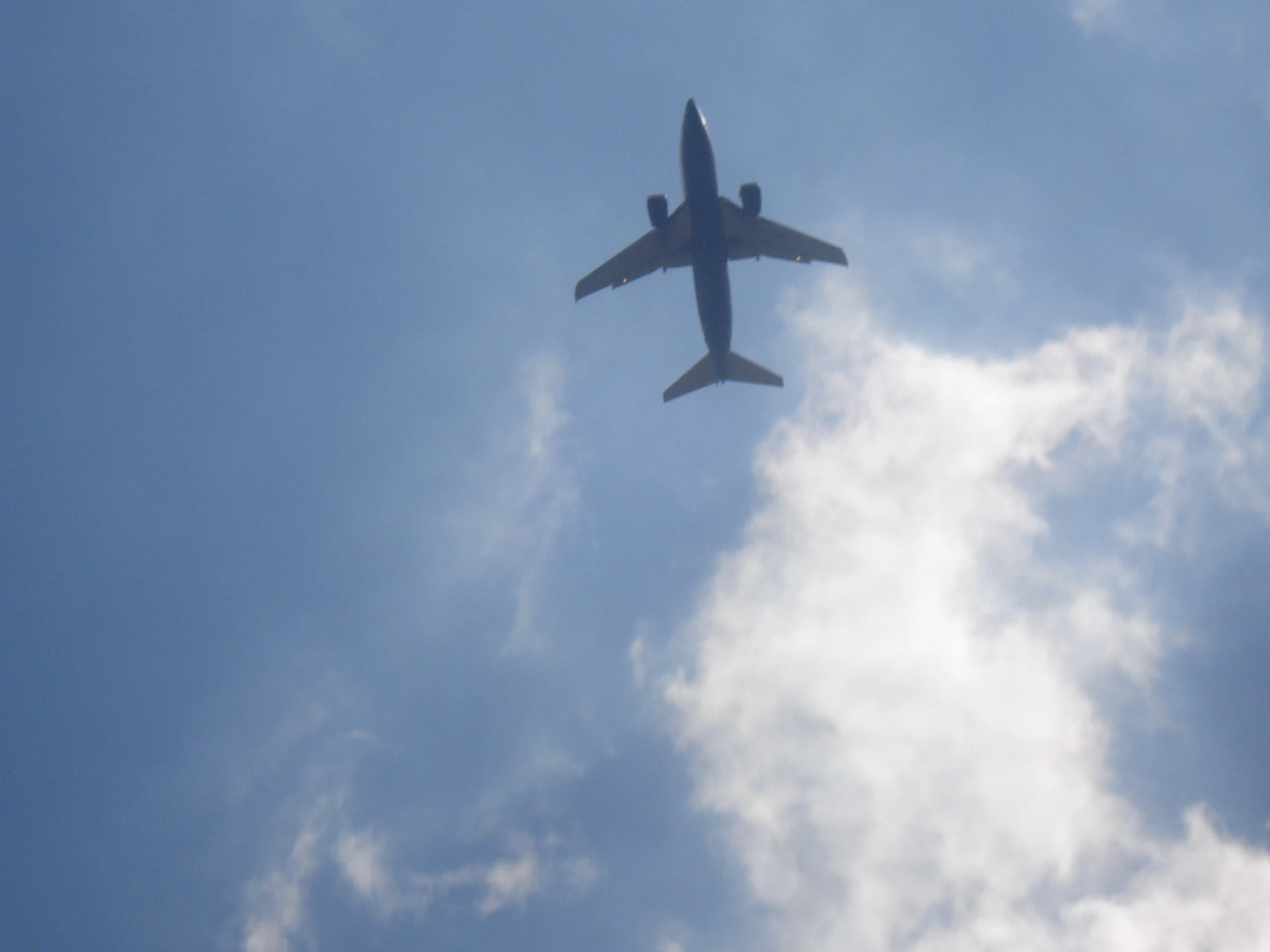 Airplane over the House