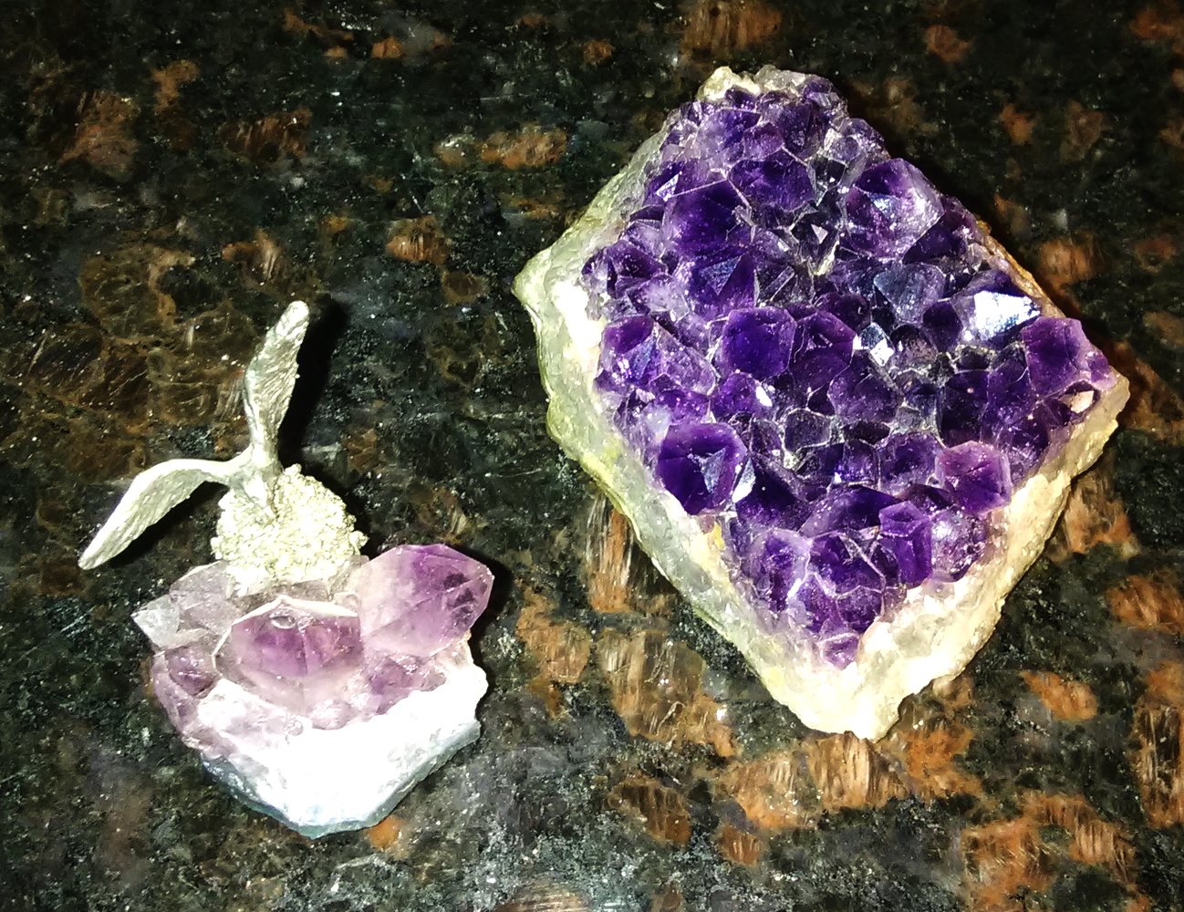 Amethyst Color Intensity Difference