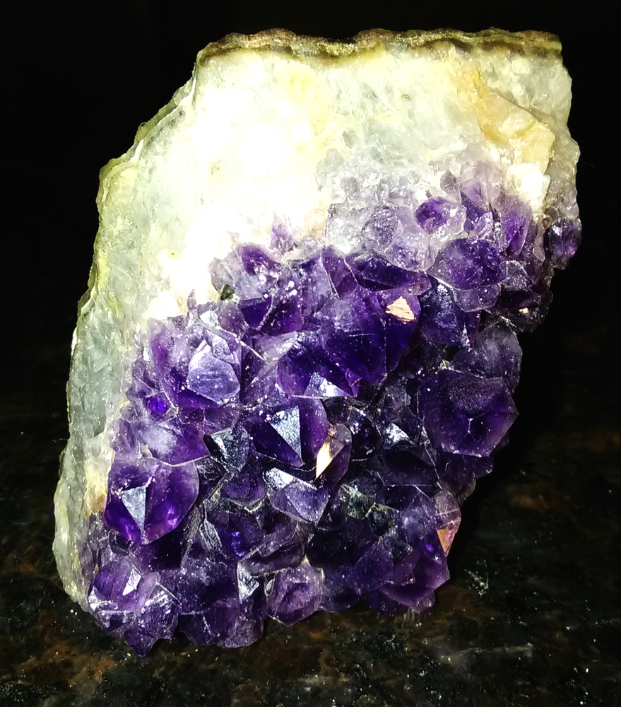 Amethyst Geode Fragment From Mt. Shasta 01-B