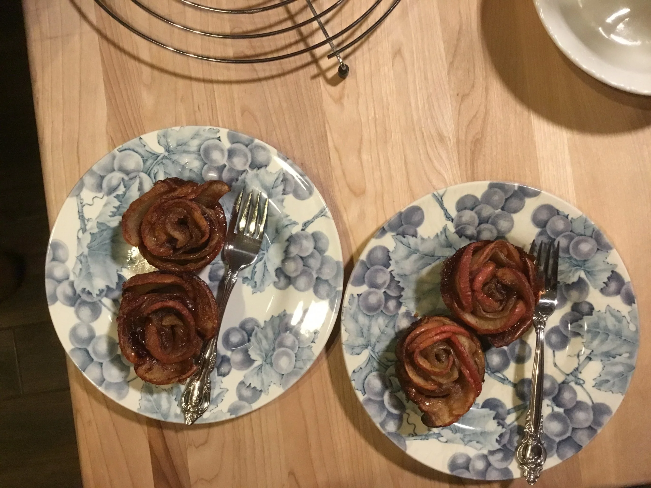 Apple Roses Robert and I made!