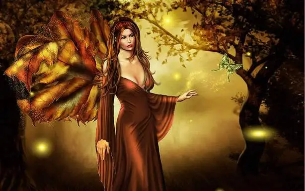 Autumn fairy