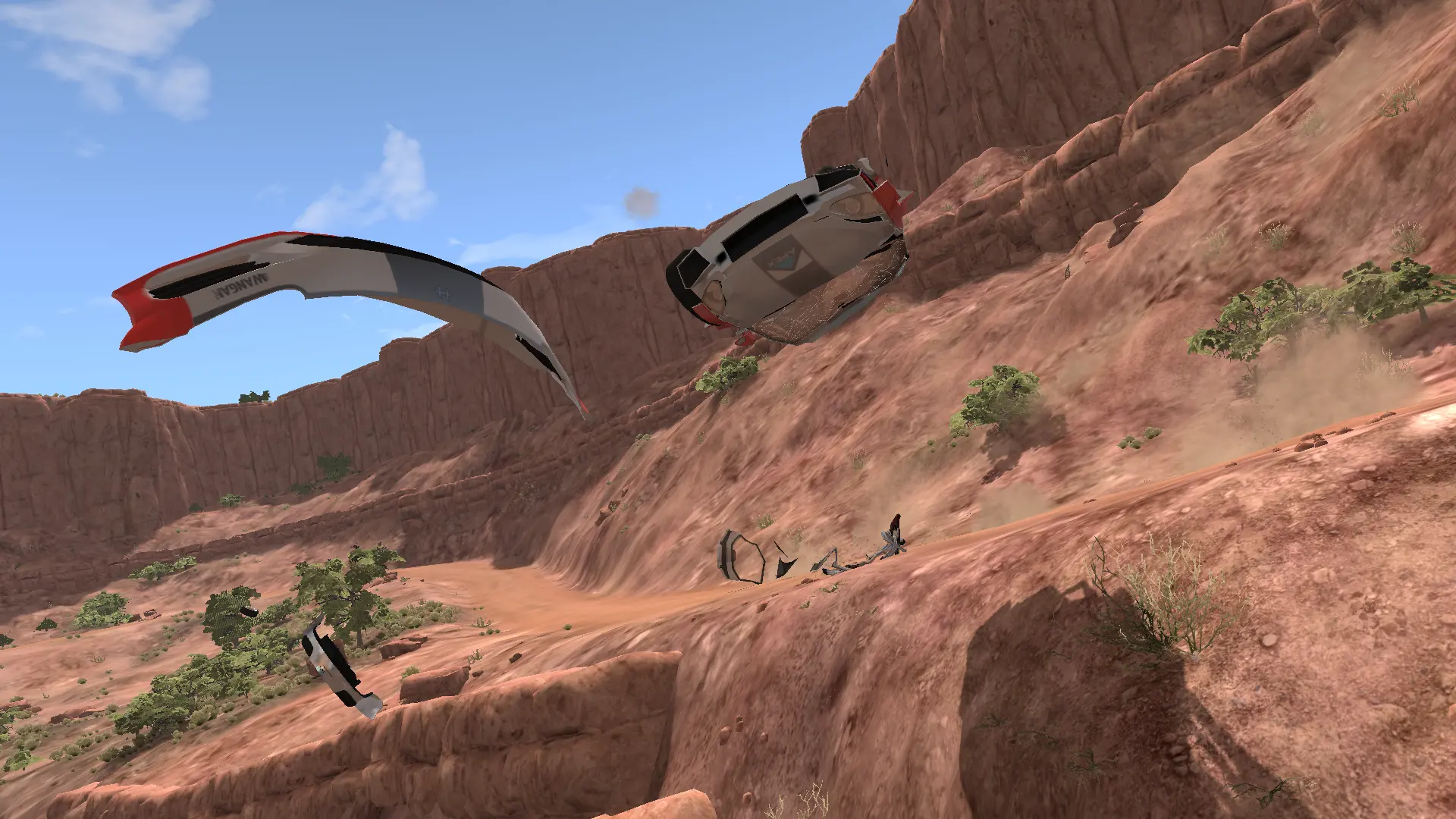 BeamNG.Drive --  SBR4 Hill-climb Edition (Sequential) Falling Off a Cliff (Map: Utah, USA)