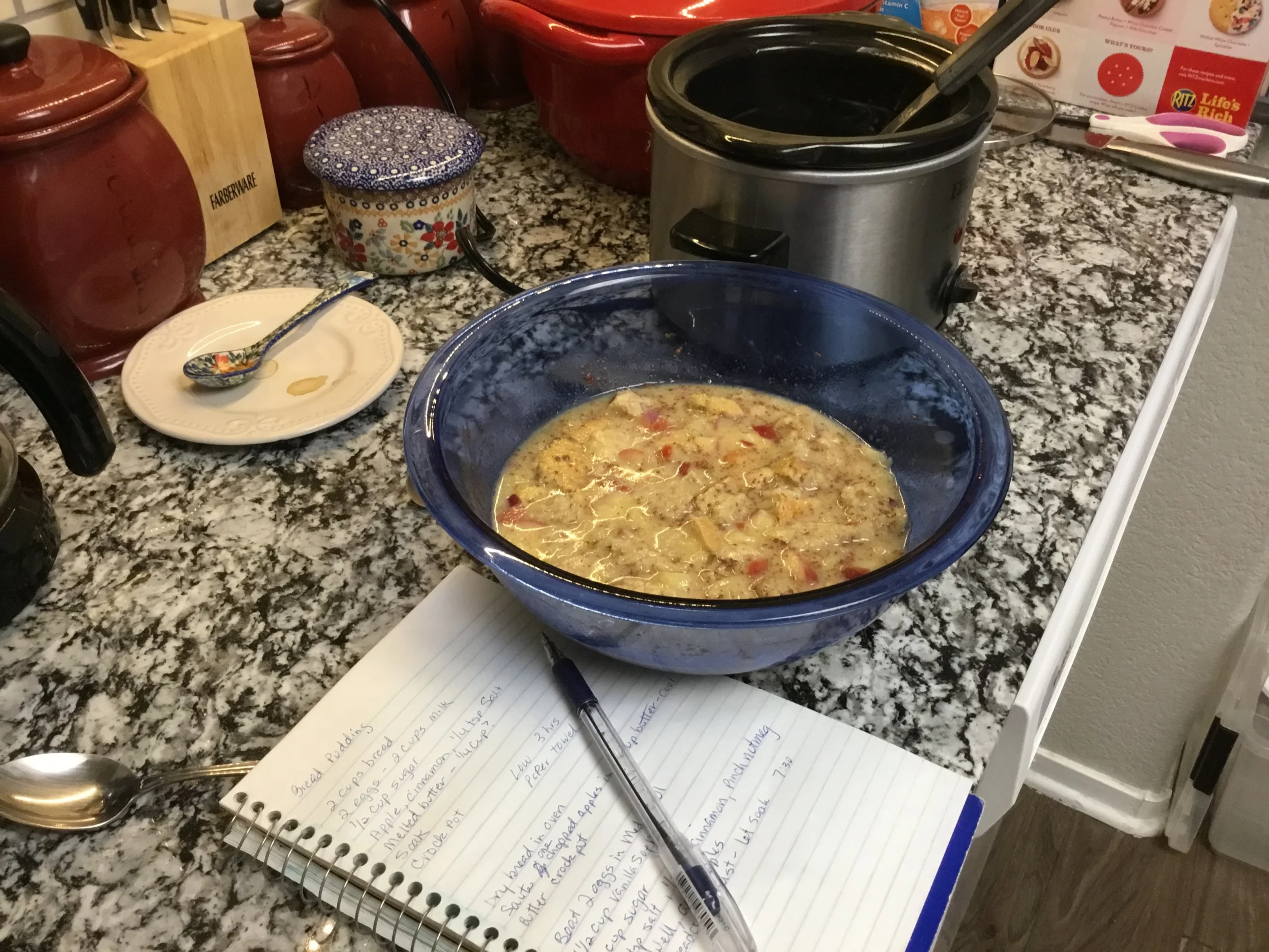 Bread Pudding Experiment