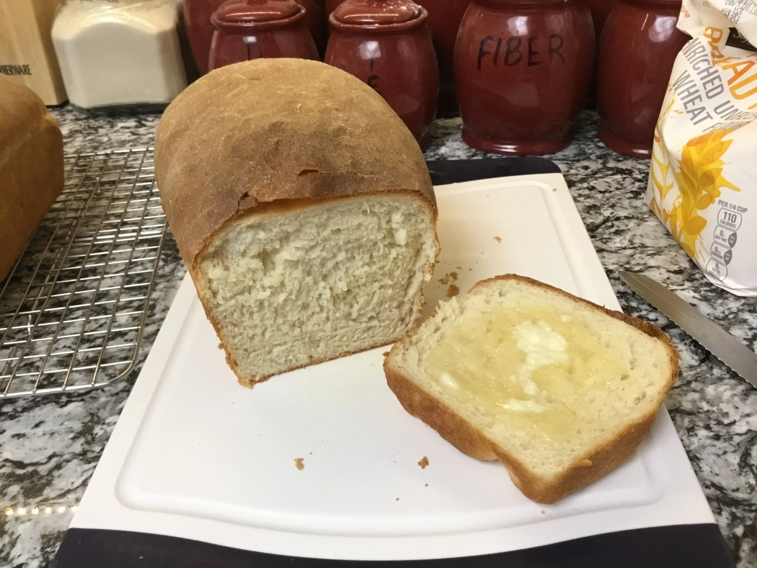 Bread sliced