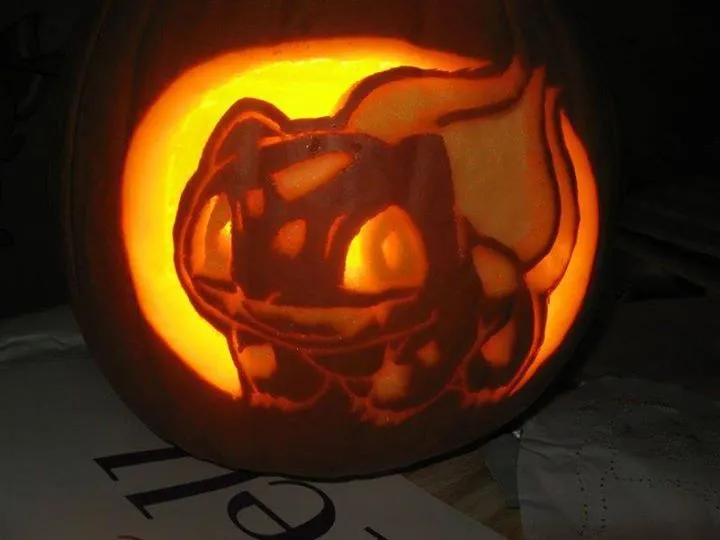 Bulbasaur Pumpkin Carving