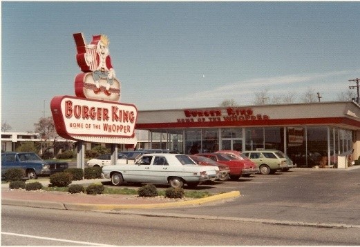 Burger King Monroeville Pa USA 1970s