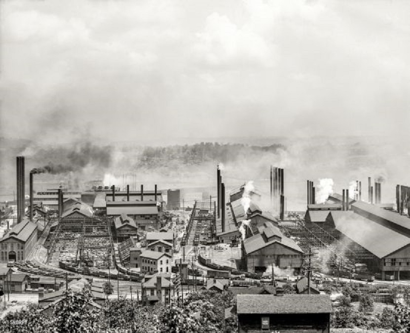 Carnegie Steel Plant, Homestead, Pennsylvania 1905