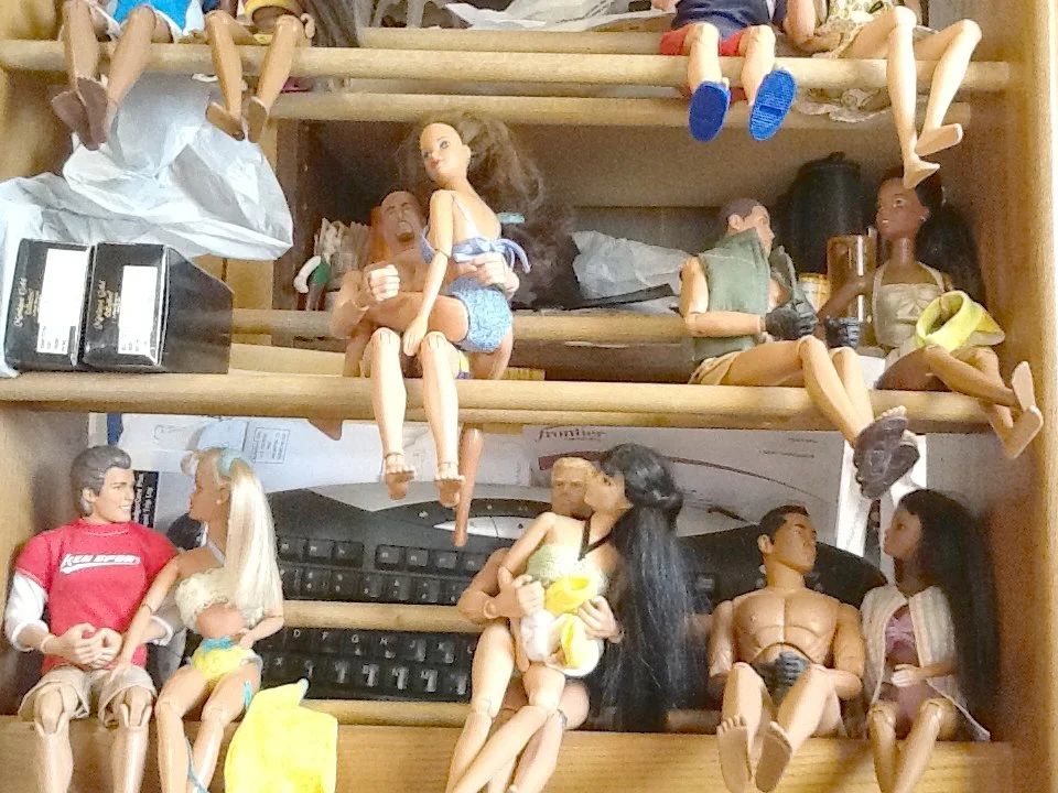 CD rack as bleachers (lower)