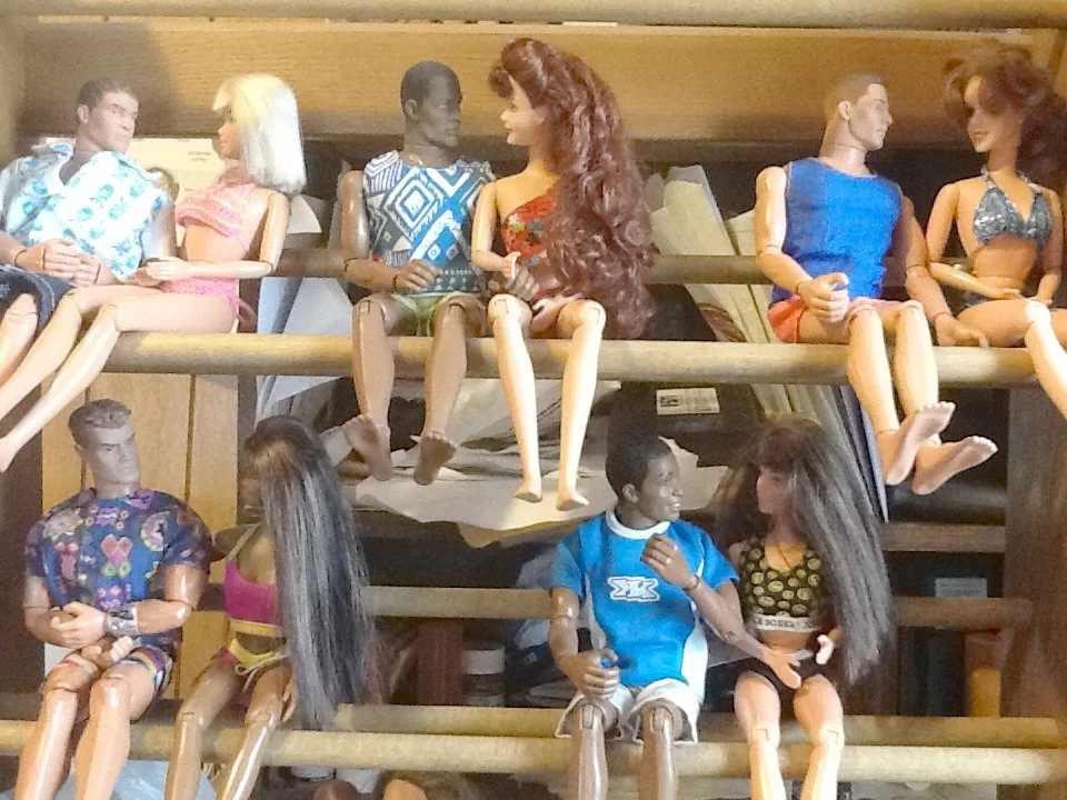 CD rack as bleachers (upper)