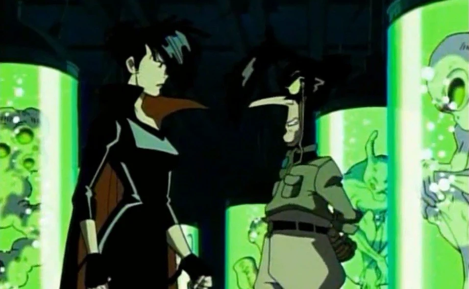 Cybersix and Von Richter
(screenshot from episode 13: The Final Confrontation)