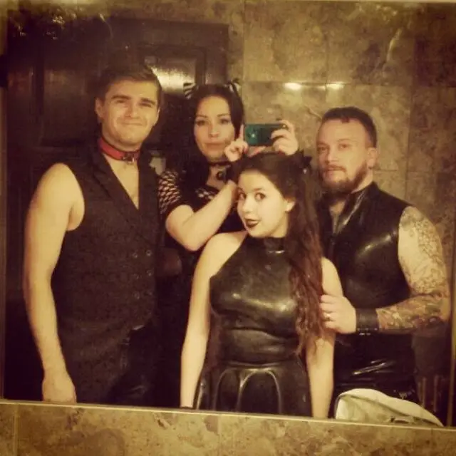 Dan, Bunny, my partner Dali and I