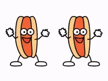Dancing Hot Dogs