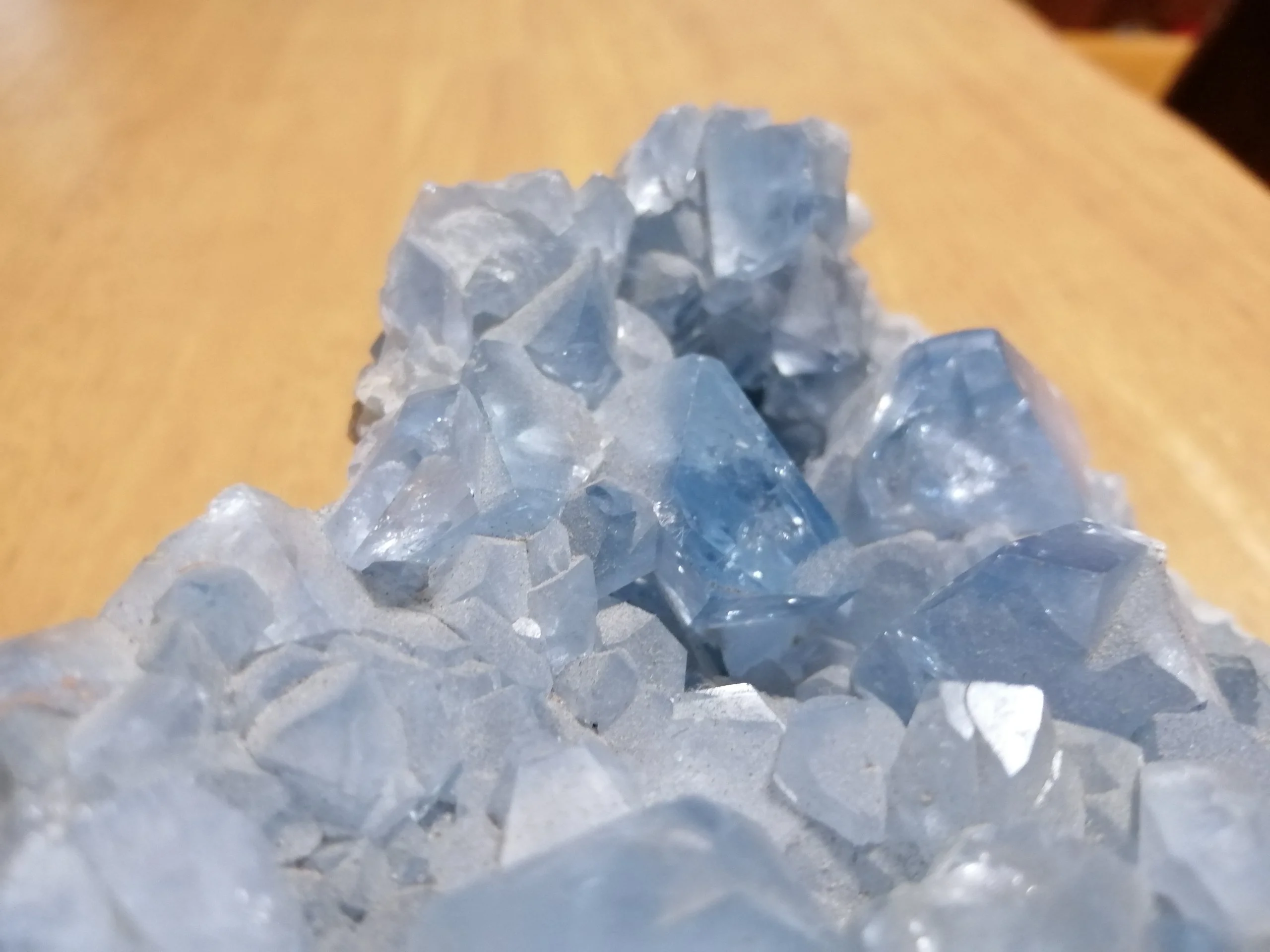 Dusty celestite