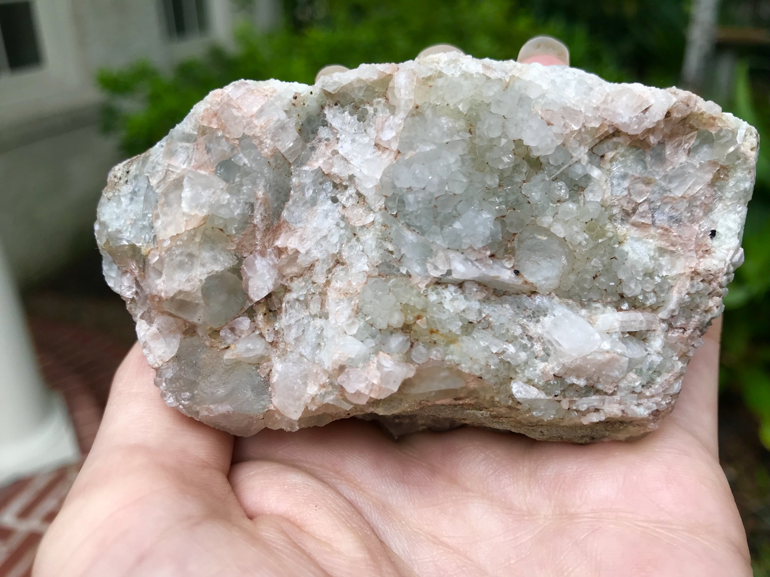 Fluorite and..smoky quartz, rose quartz, and something else