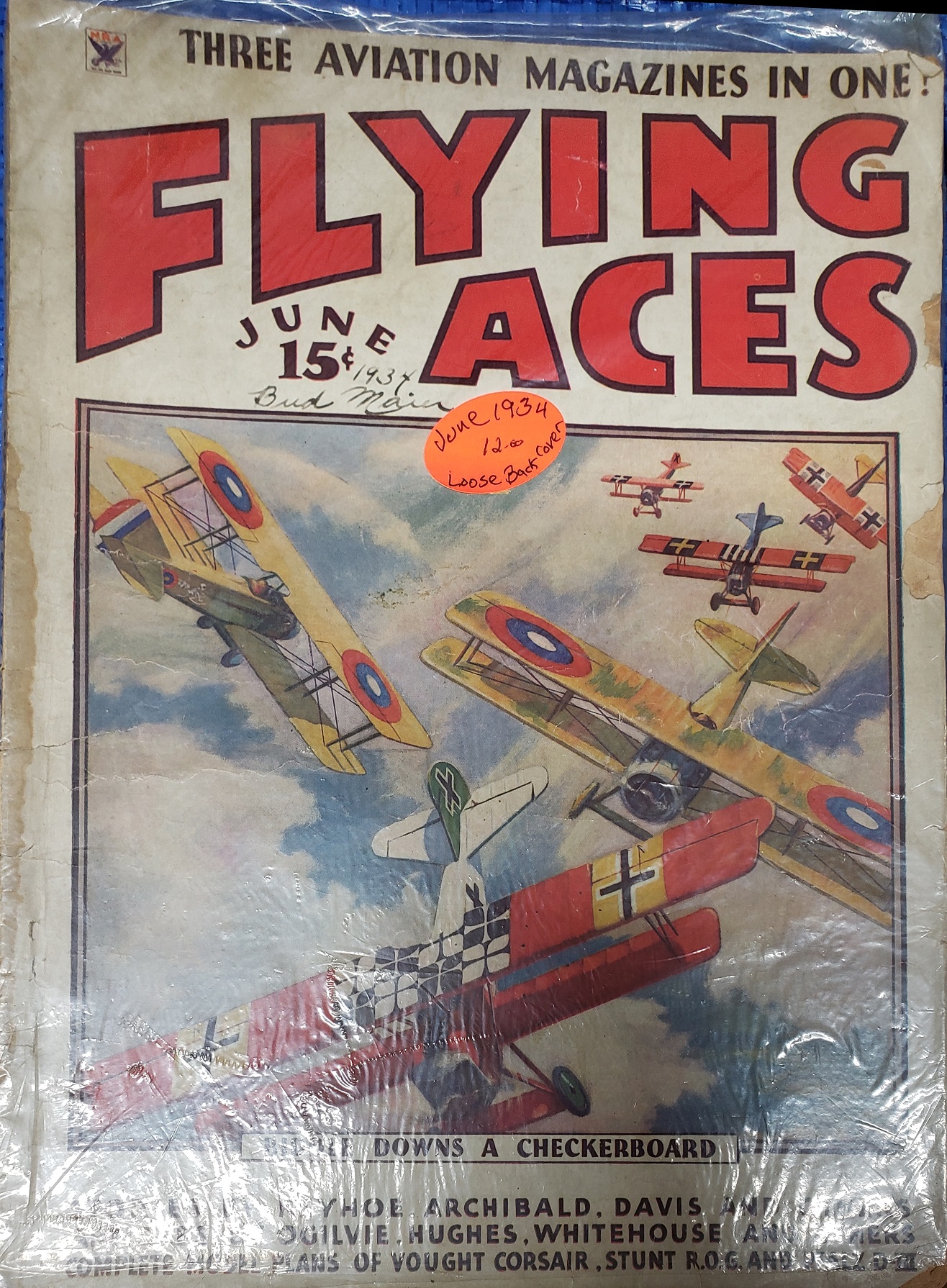 Flying Aces June 1934