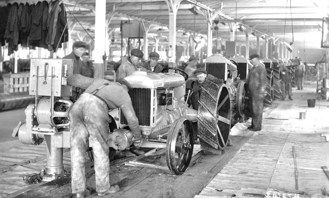 Fordson Tractor assembly line