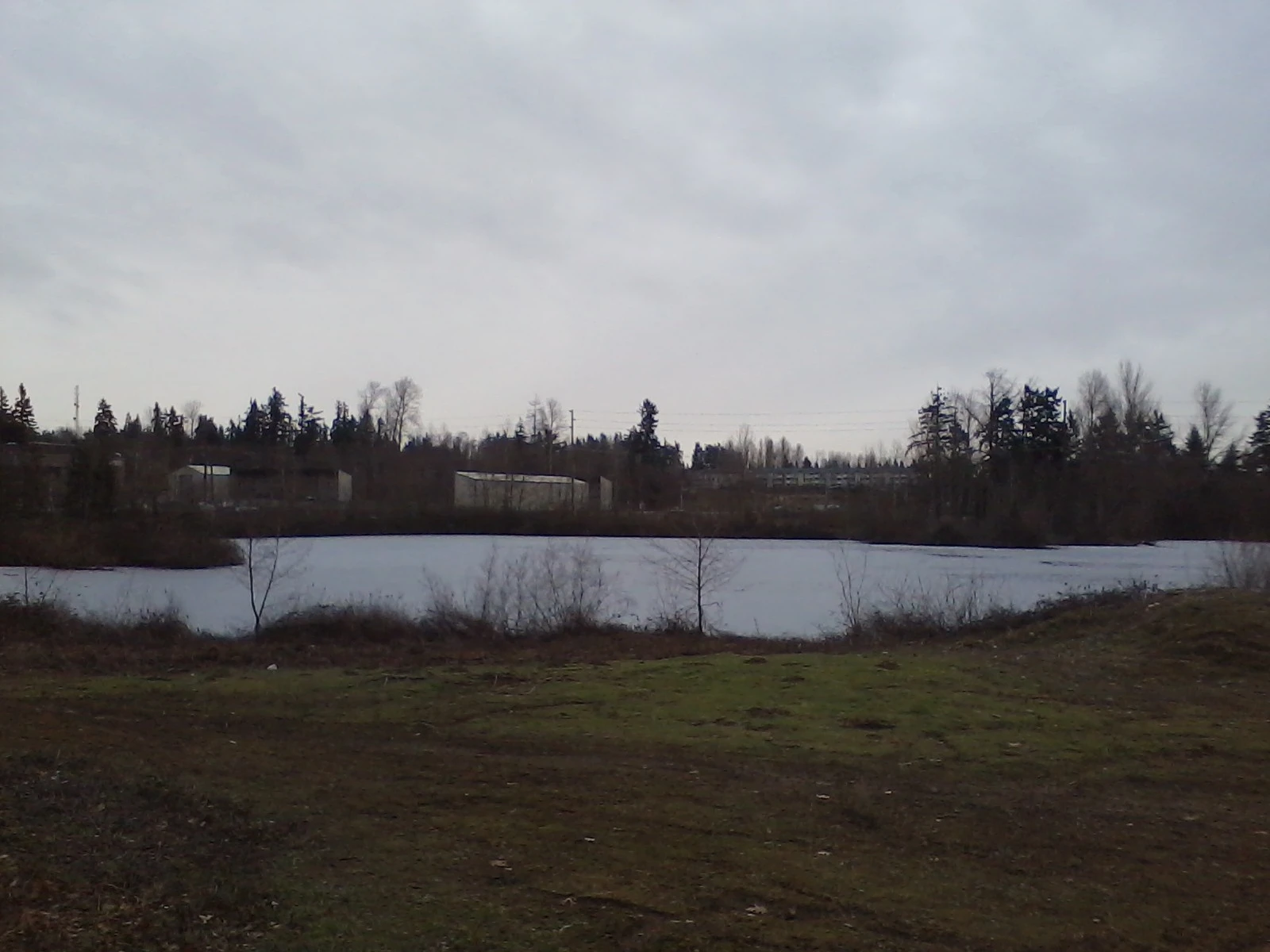 frozen puyallup resevior