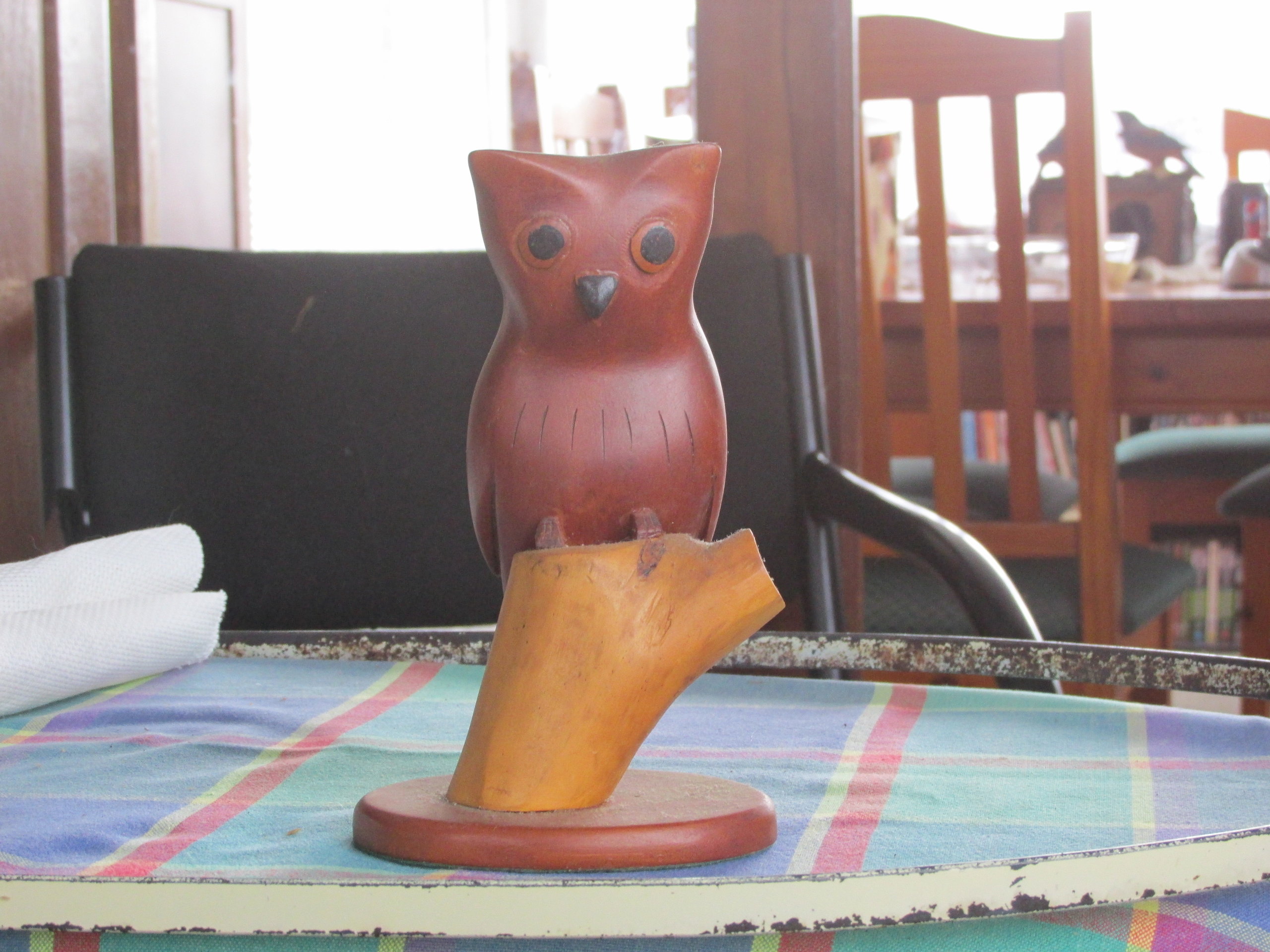 Hand-carved Owl