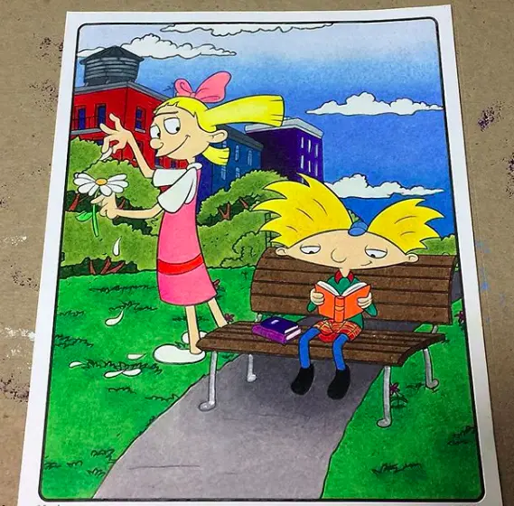 Hey Arnold coloring page