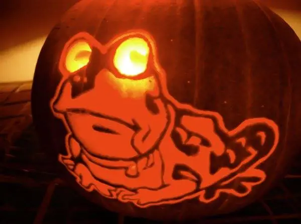 Hypnotoad Pumpkin Carving