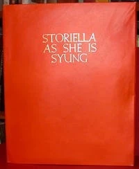 James Joyce's "Storiella as She is Syung". The last separately published section of "Finnegan's Wake" published by the Covinius Press in 1937.