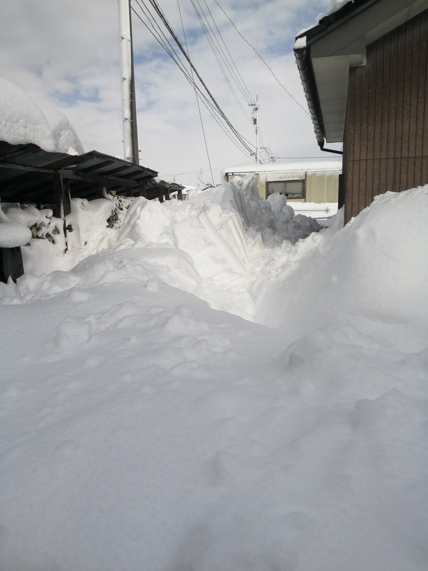 January 4th snowstorm left us with roughly 7 feet of snow.