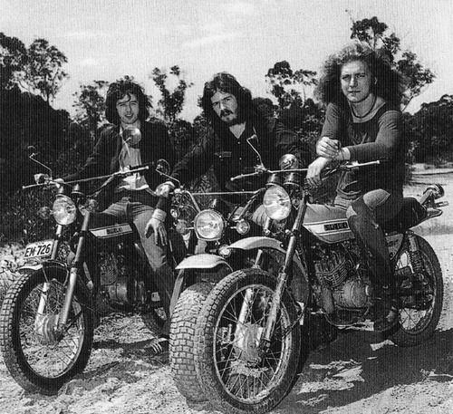 Jimmy Page, John Bonham And Robert Plant 1972