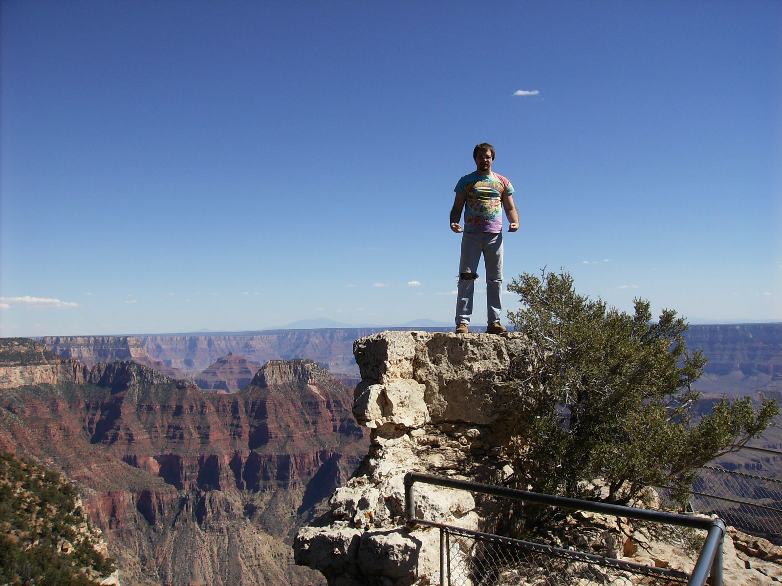 Me at the North Rim Grand Canyon with no safety net :)