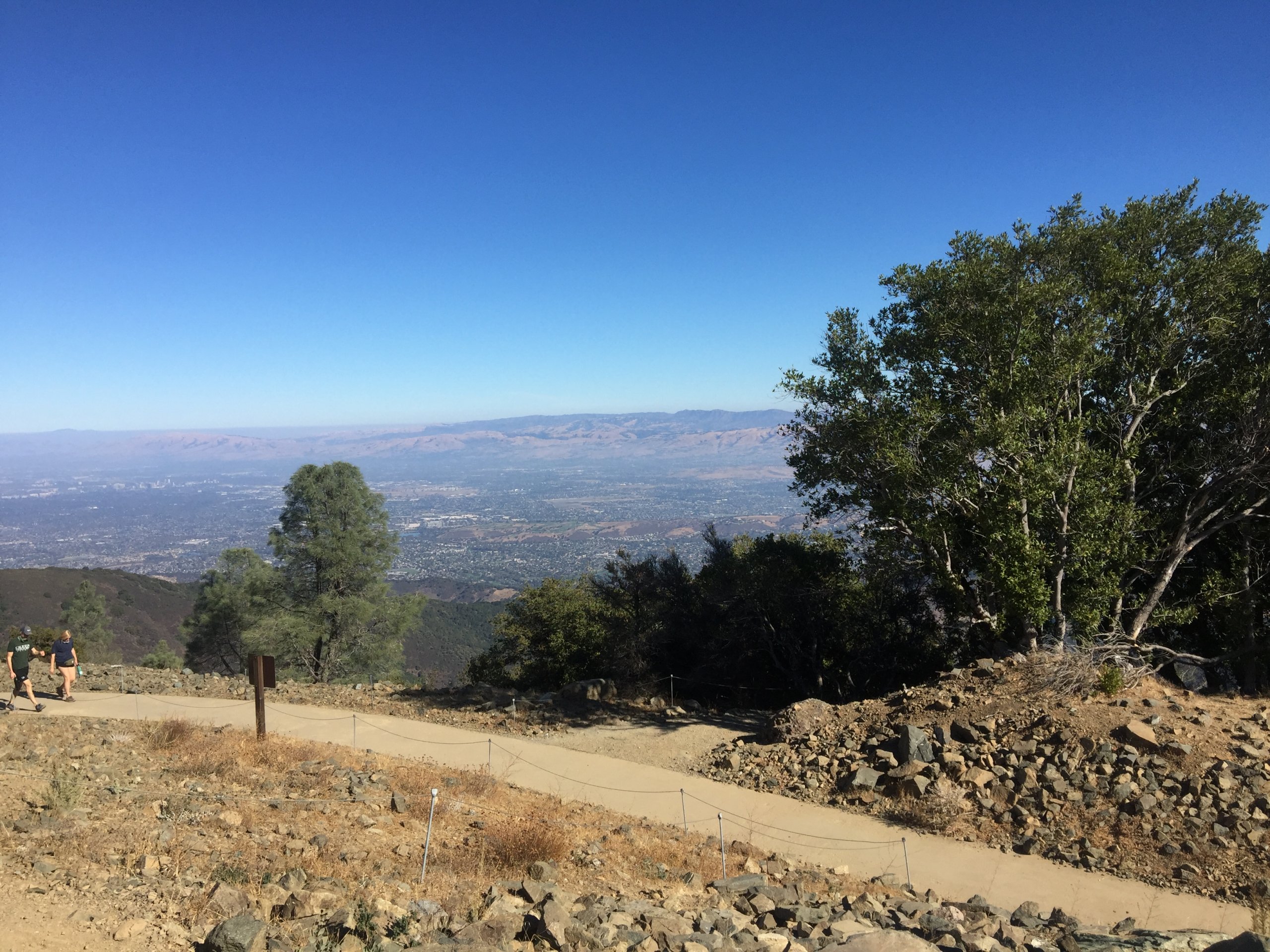 Mt. Unumhum above San Jose, CA