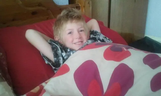 My fab little man, my stepson Harley