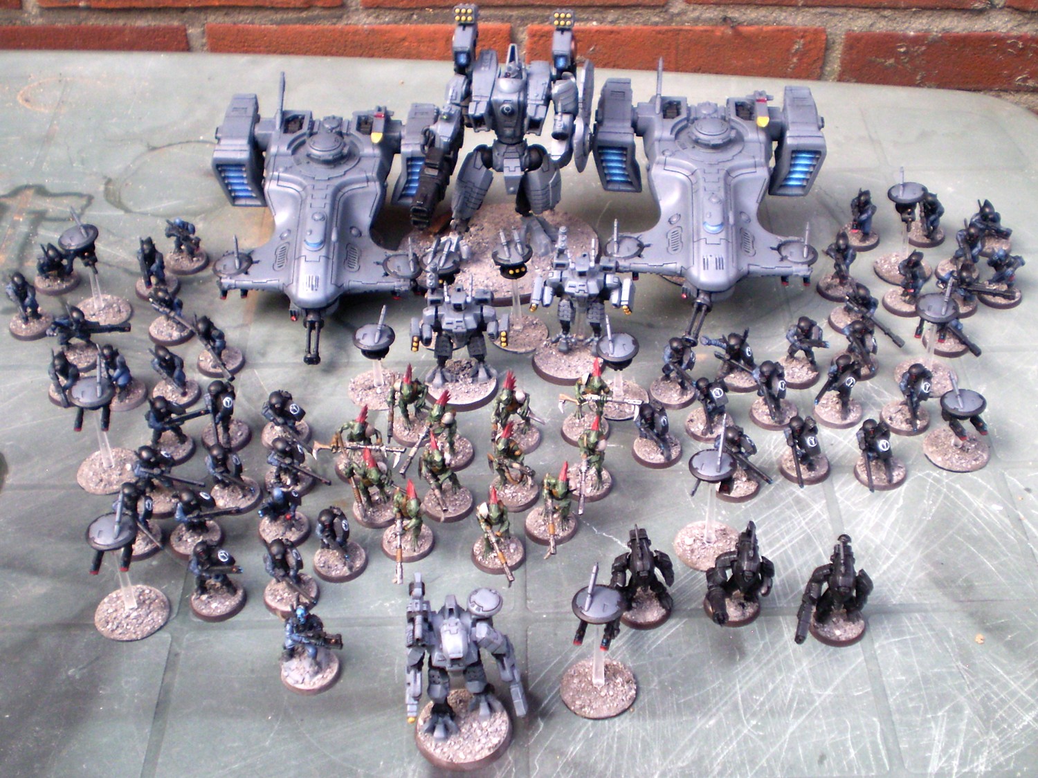 My Tau Empire army for Warhammer 40.000